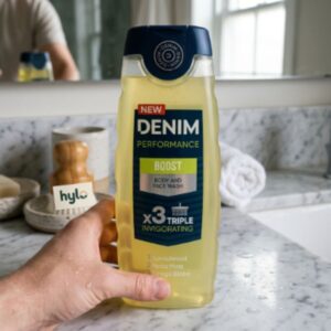 Denim Performance Boost Body and Face Wash, 400ml