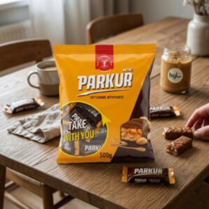 Parkur Mini Soft Caramel with Peanuts, 500g