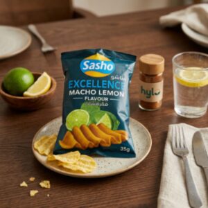 Sasho Excellence Macho Lemon Flavour Potato Chips, 35g