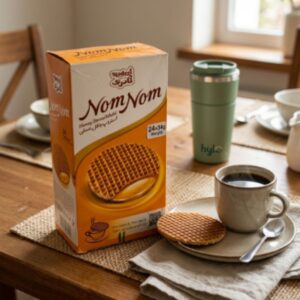 Naderi Nom Nom Honey Stroopwafel, 24x34g