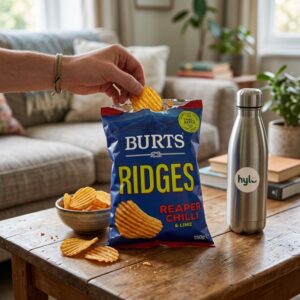 Burts Ridges Reaper Chilli & Lime Potato Chips, 150g