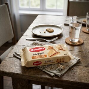 Yashkino Wafers With Boiled Condensed Milk, 200g