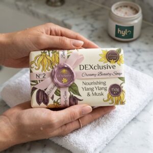 DEXclusive Creamy Beauty Soap Nourishing Ylang Ylang & Musk, 150g Luxury Edition
