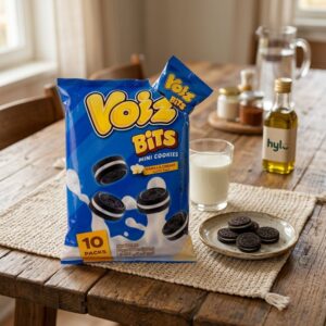 Voiz Bits Mini Cookies Vanilla Cream, 10x20g