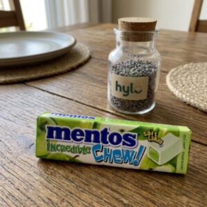 Mentos Incredible Chew Green Apple Soft Candy, 45g