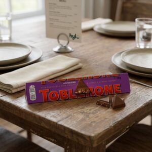 Toblerone Milk Chocolate with Raisins, Honey & Almond, 100g
