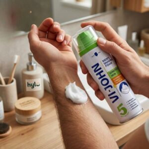 VI-JOHN Men's Shaving Foam Sensitive Skin, 200ml