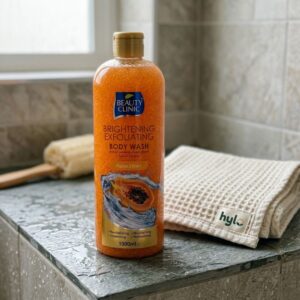 Beauty Clinic Brightening Exfoliating Body Wash with Papaya Extract, 1000ml