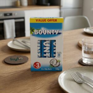 Bounty Coconut Chocolate Bars Value Pack, 3x50g (150g)