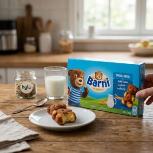 Barni Soft Cakes with Milk, 12 x 30g