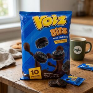 Voiz Bits Mini Cookies Choco Cream, 200g (10x20g Packs)