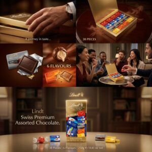 Lindt Swiss Premium Assorted Chocolates, 250g Box (38pcs)