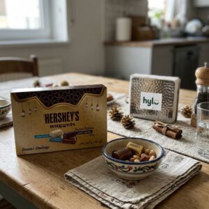 Hershey's Nuggets Cookies 'n' Creme & Cookies 'n' Chocolate, Festive Edition, 180g
