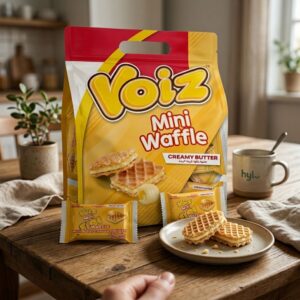 Voiz Mini Waffle Creamy Butter, 8g x 24