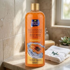Beauty Clinic Brightening Exfoliating Body Wash with Papaya Extract, 1000ml