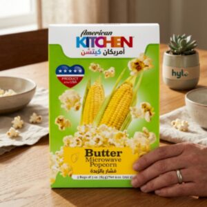 American Kitchen Butter Microwave Popcorn, 3x85g (255g)