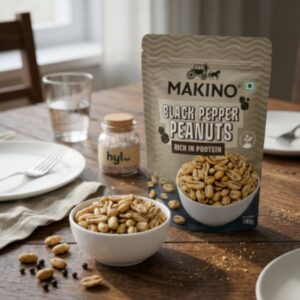 Makino Black Pepper Peanuts, 150g