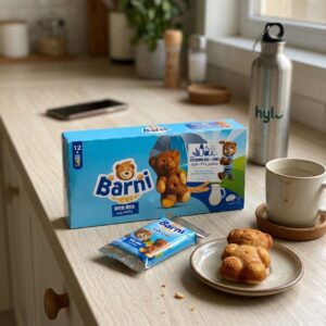 Barni Soft Cakes with Milk, 12 x 30g