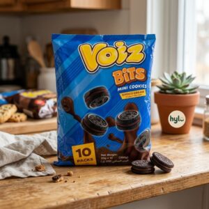 Voiz Bits Mini Cookies Choco Cream, 200g (10x20g Packs)
