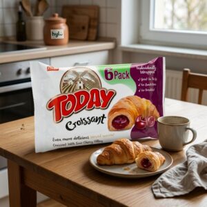 TODAY Croissant with Sour Cherry Filling, 6pcs per pack