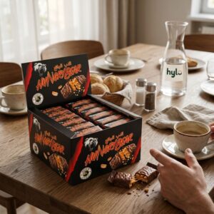 Hungry Bear Peanut Caramel Chocolate Bar, 20x40g