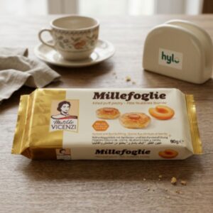 Matilde Vicenzi Millefoglie Apricot and Vanilla Filled Puff Pastry, 90g
