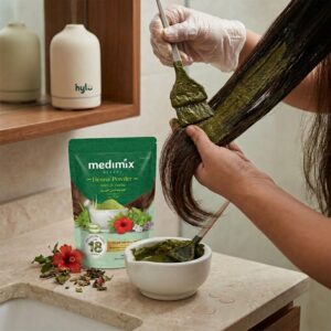 Medimix Herbal Henna Powder with 18 Herbs, 400g