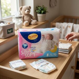 Ace Sabiah Baby Diapers Mini 3-6kg, 72 pcs