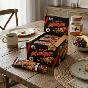 Hungry Bear Peanut Caramel Chocolate Bar, 20x40g