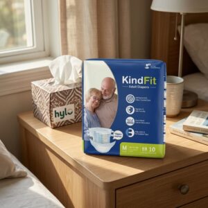 KindFit Adult Diapers, Medium 10pcs