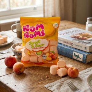 Nom Noms Sweet & Sour Peach Marshmallows, 150g
