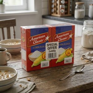 American Classic Corn Flour, 2x400g Special Offer Pack