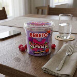 Bebeto Berries Gummy Candy, 150g Tub
