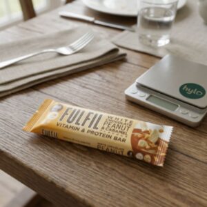FULFIL Vitamin & Protein Bar, White Chocolate Peanut & Caramel Flavour, 55g