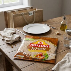 Mission Wholemeal Wraps, 378g