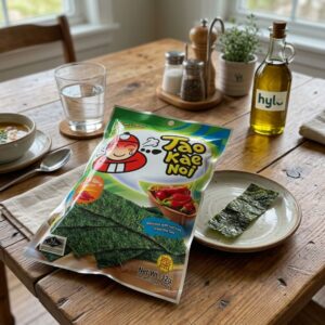 Tao Kae Noi Hot and Spicy Flavoured Crispy Seaweed Snack, 32g