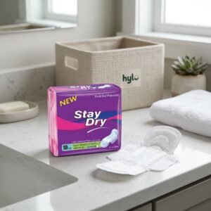 Lady Sanitary Pads Super Absorbent with Wings, 10 Pads