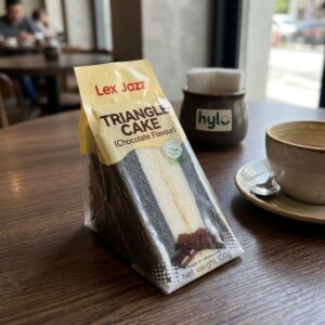Lex Jazz Triangle Cake Chocolate Flavour, 100g