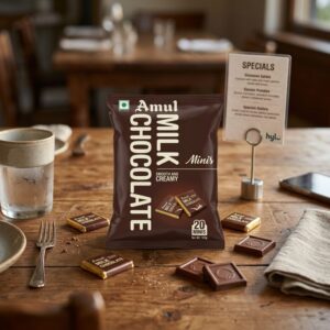 Amul Milk Chocolate Minis, 100g Bag (20 Pieces)
