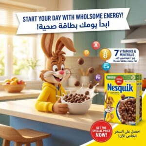 Nestle Nesquik Breakfast Cereal, 330g Box