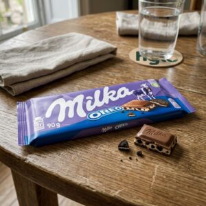 Milka Oreo Chocolate Bar, 90g