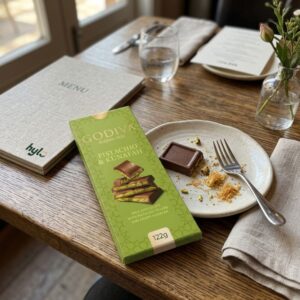 Godiva Pistachio & Kunafah Milk Chocolate, 122g