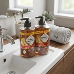 Cussons Imperial Leather Indulgent Antibacterial Hand Wash Oud & Frankincense, 500mL x 2 Pack