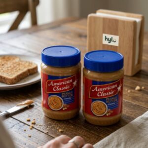 American Classic Crunchy Peanut Butter, 2x510g