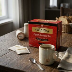 Twinings of London English Breakfast Tea Extra Strong, 50 Tea Bags, 115g
