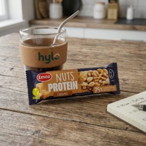 Emco Nuts & Protein Caramel Bar, 40g