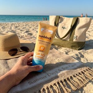 Skin Doctor Face & Body Moisturizing Sunblock Cream SPF 80 with Collagen & Vitamin E, 200mL