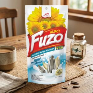 Kuaci Fuzo Salted Sunflower Seeds, 140g