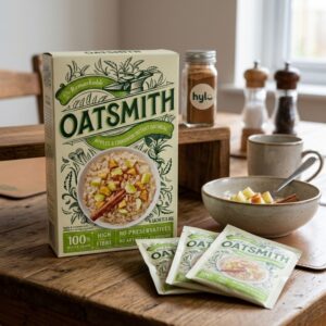 Oatsmith Apples & Cinnamon Instant Oatmeal, 6x45g (270g)