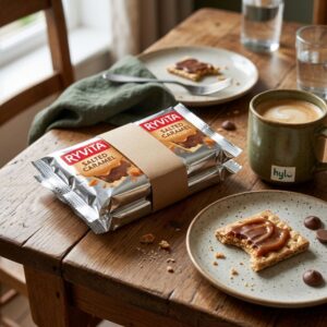 Ryvita Salted Caramel Crispy Snacks, 3x26g